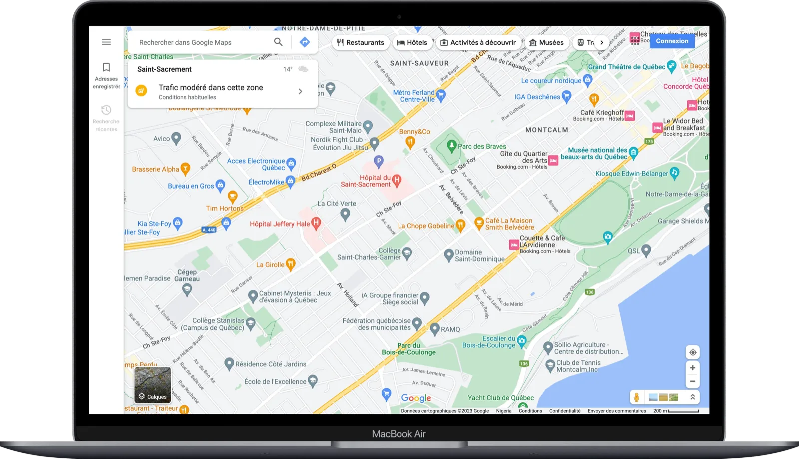 Aperçu Google Maps sur ordinateur — PUBLIC-MAP